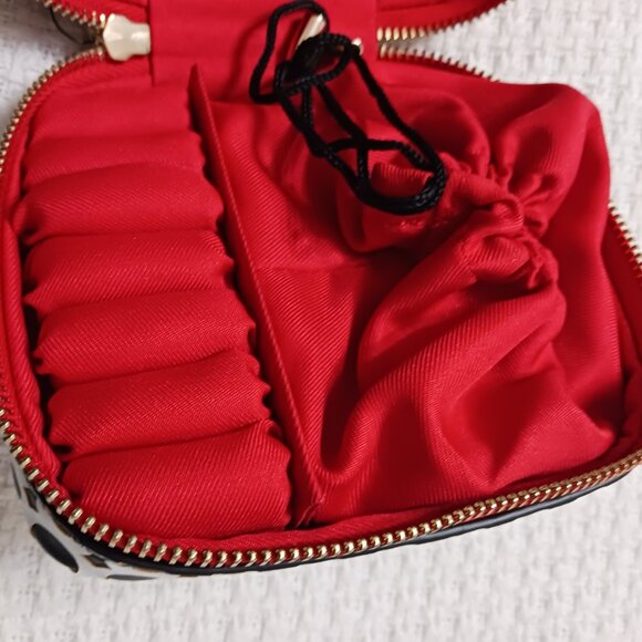 Chico's Jewelry Travel Case Bag Black and White NWT - Picture 7 of 9